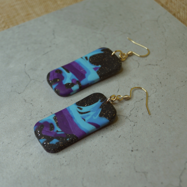 Galaxy Rectangle Dangles