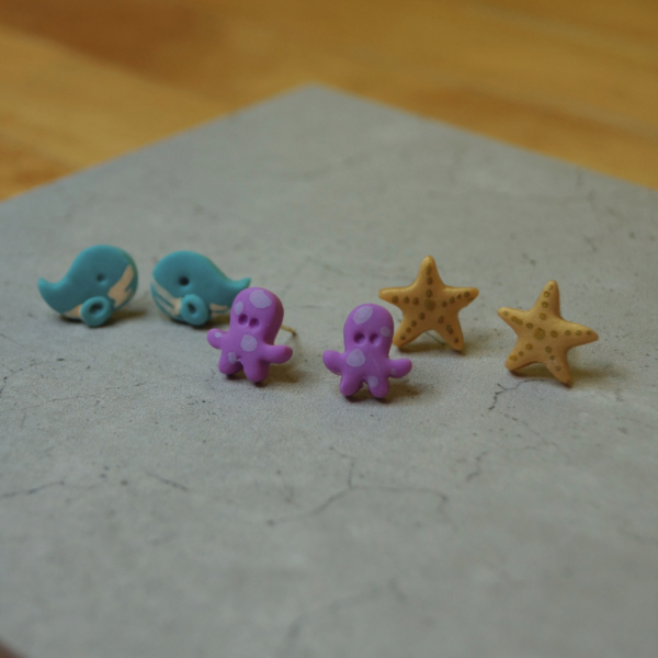 Sea Creature Studs (Atlantis Version)