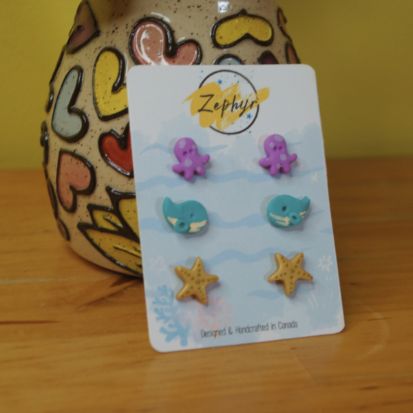 Sea Creature Studs (Atlantis Version) - Image 5