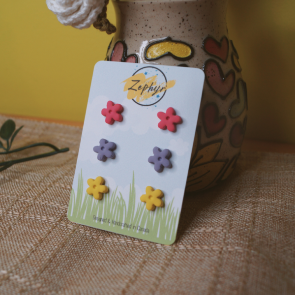 Flower Studs - Image 6