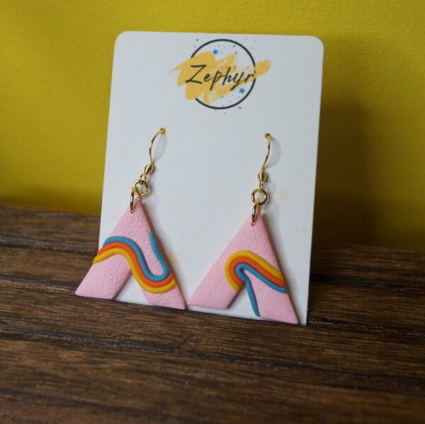 Striped Triangle Dangles - Image 4