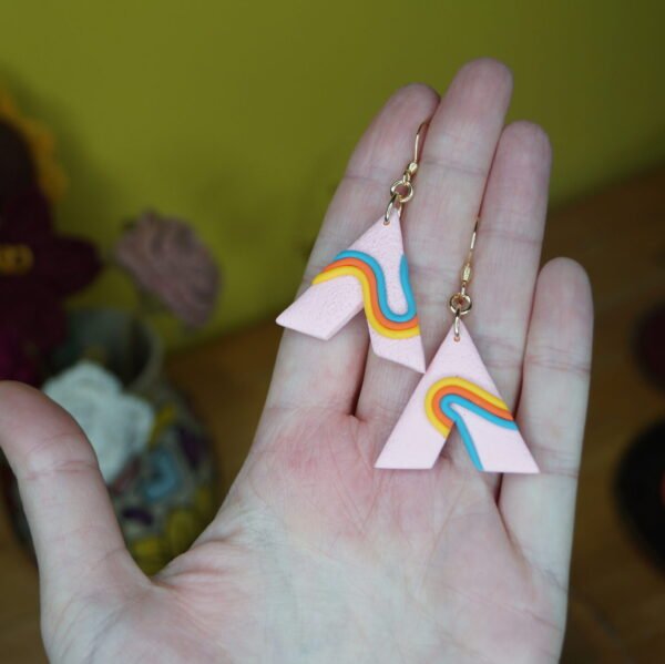 Striped Triangle Dangles - Image 2