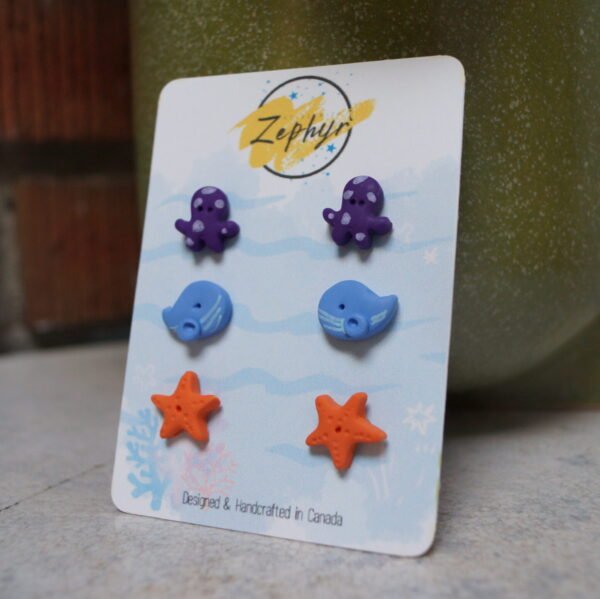 Sea Creature Studs - Image 7