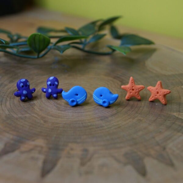 Sea Creature Studs