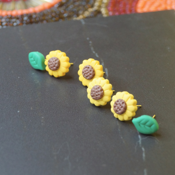 Sunflower Studs